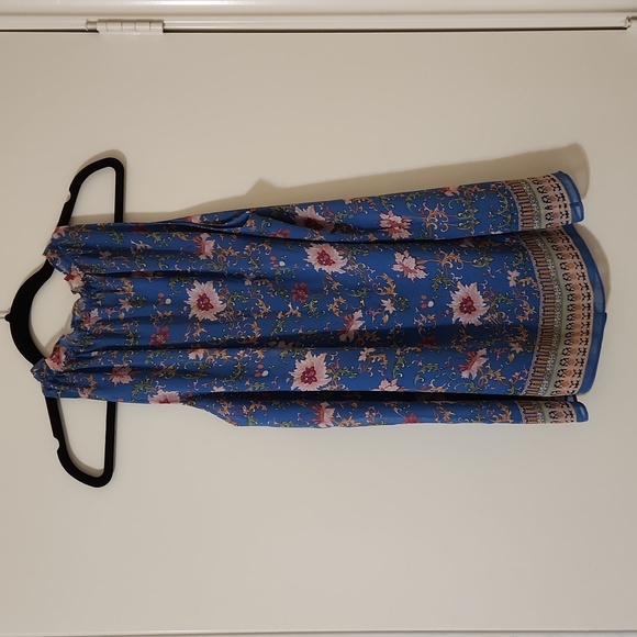 Max Studio sleeveless border print tunic - Picture 2 of 5